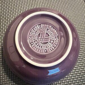 Longaberger Woven Traditions Eggplant Purple Pie Plate/Bowl USA